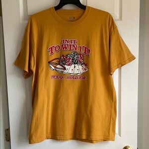 Texas Hold'em Yellow T-Shirt